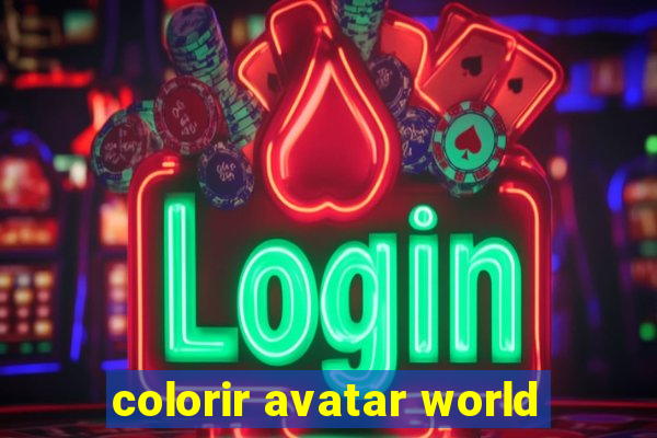 colorir avatar world